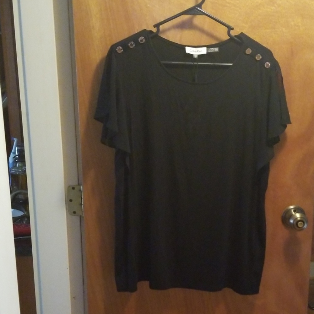 Calvin Klein Large Professional Blouse in Black